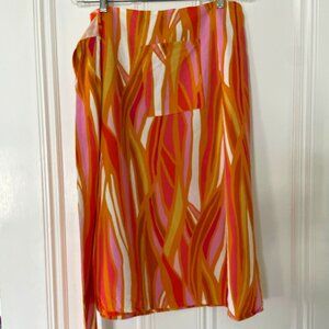 New & Unworn: Linen Wrap Skirt